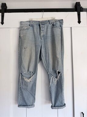 Carly Jean Los Angeles “Topanga” Light Blue High-Rise Jeans